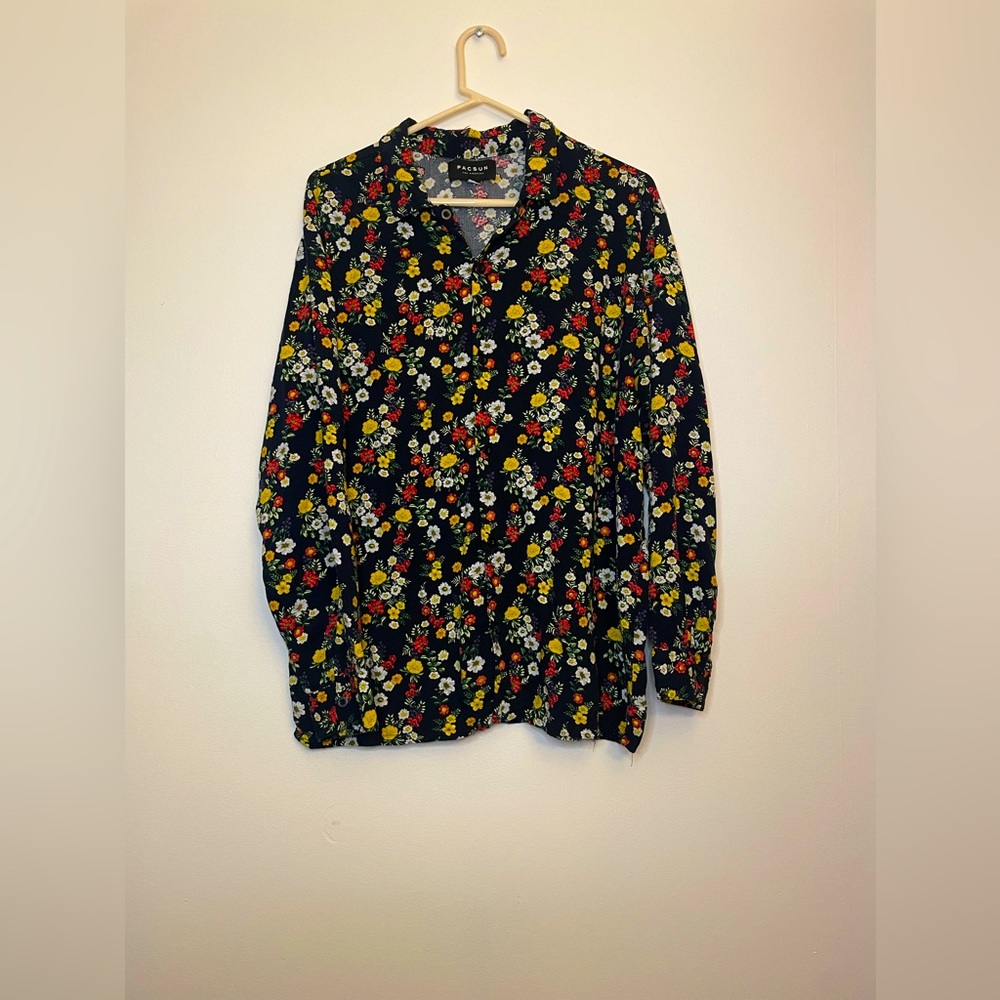 PacSun Floral Button Down.